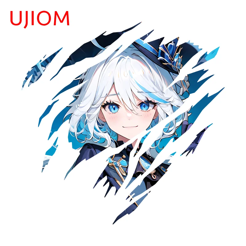 UJIOM Genshin Impact Tear Style Wall Sticker Popular Amusing Hot Selling Decal Suitable For Exquisite Wallpapers For Kids