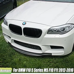 For BMW F10 5 Series M5 F10 F11 528i 535i 550i 2012-2016 Car Front Bumper Splitter Lip Splitter Spoiler Body Kits Accessories