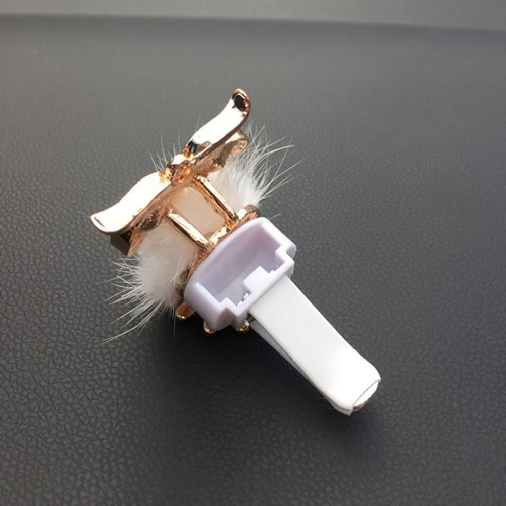 

Owl Shape Rhinestone Car Perfume Clip Mini Aromatherapy Diffuser Easy Install Back Clip Design Vehicle Air Freshener