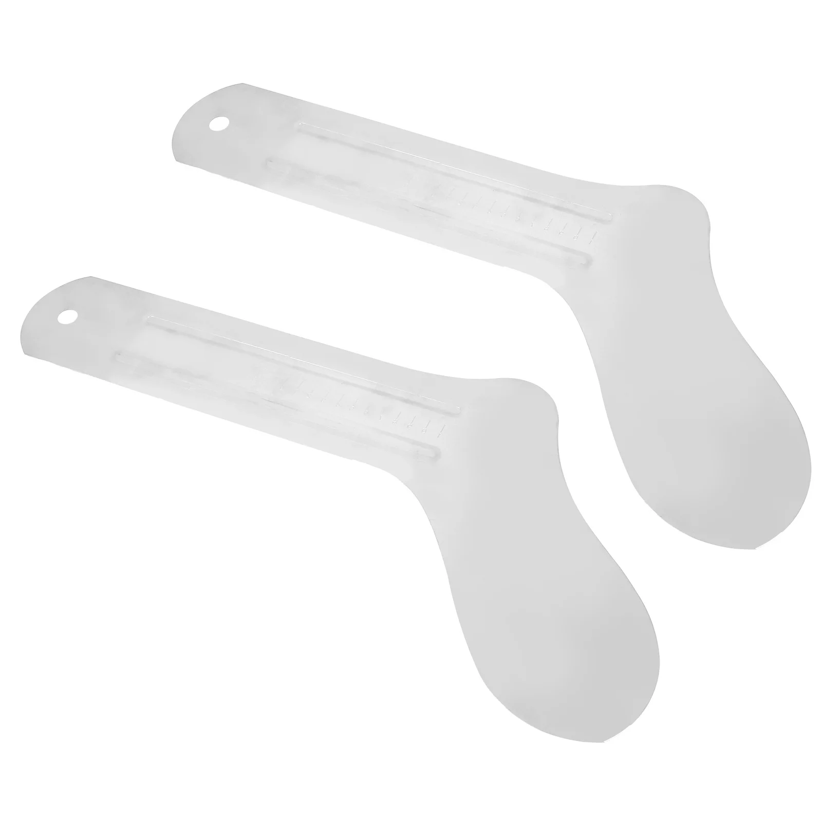 

2pcs Sock Board Metal Aluminium For Heat Press Transfer Sublimation Printing Dye Straightening Tool With Storage Hole Art