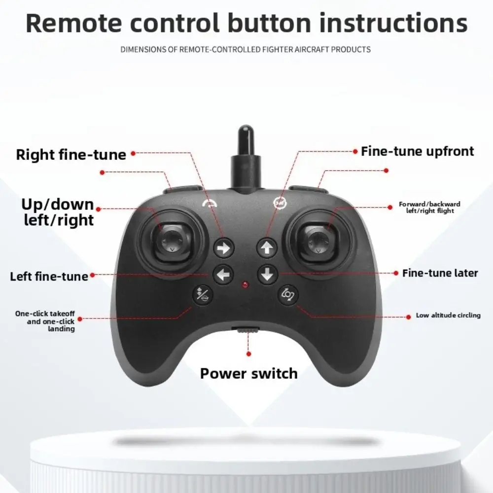 Durable EVA Foam Fighter Plane 2.4G Radio Electric RC Airplane 360° Rolling Impact-resistant RC Combat Plane for Boys