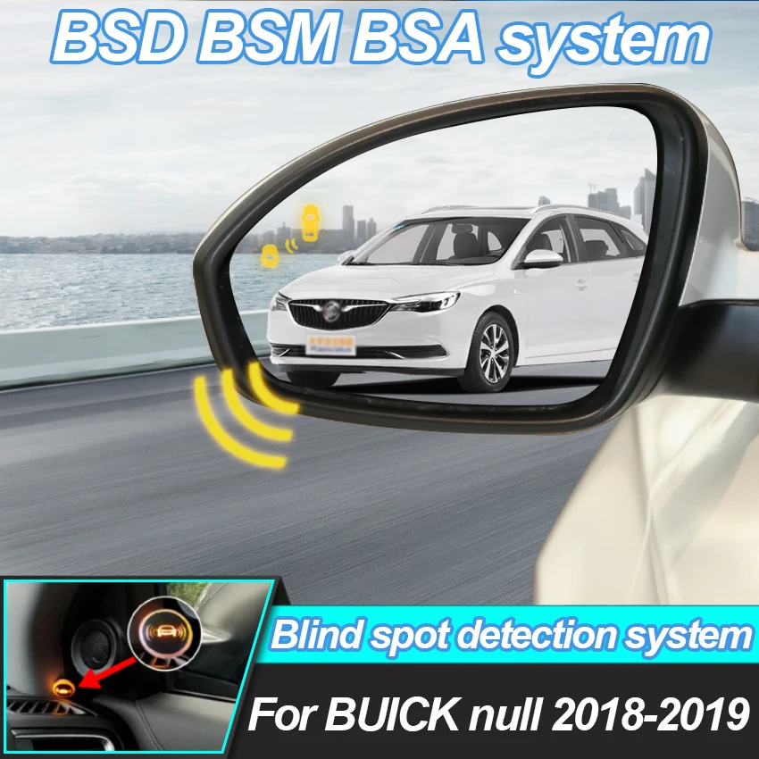 Car Blind Spot Detection System For BUICK null 2018-2019 BSD BSA BSM Radar Detector For Cars Monitoring