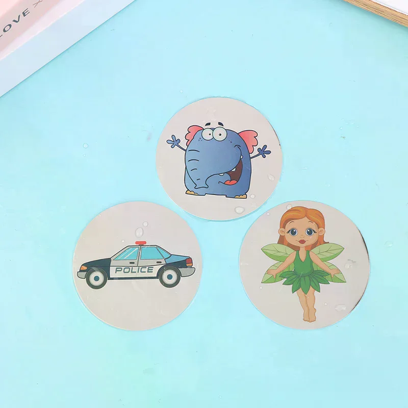 1set Training Color Changing Toilet Sticker Thermochromic Toilet Sticker Urinal Waterproof Color Changing Sticker for