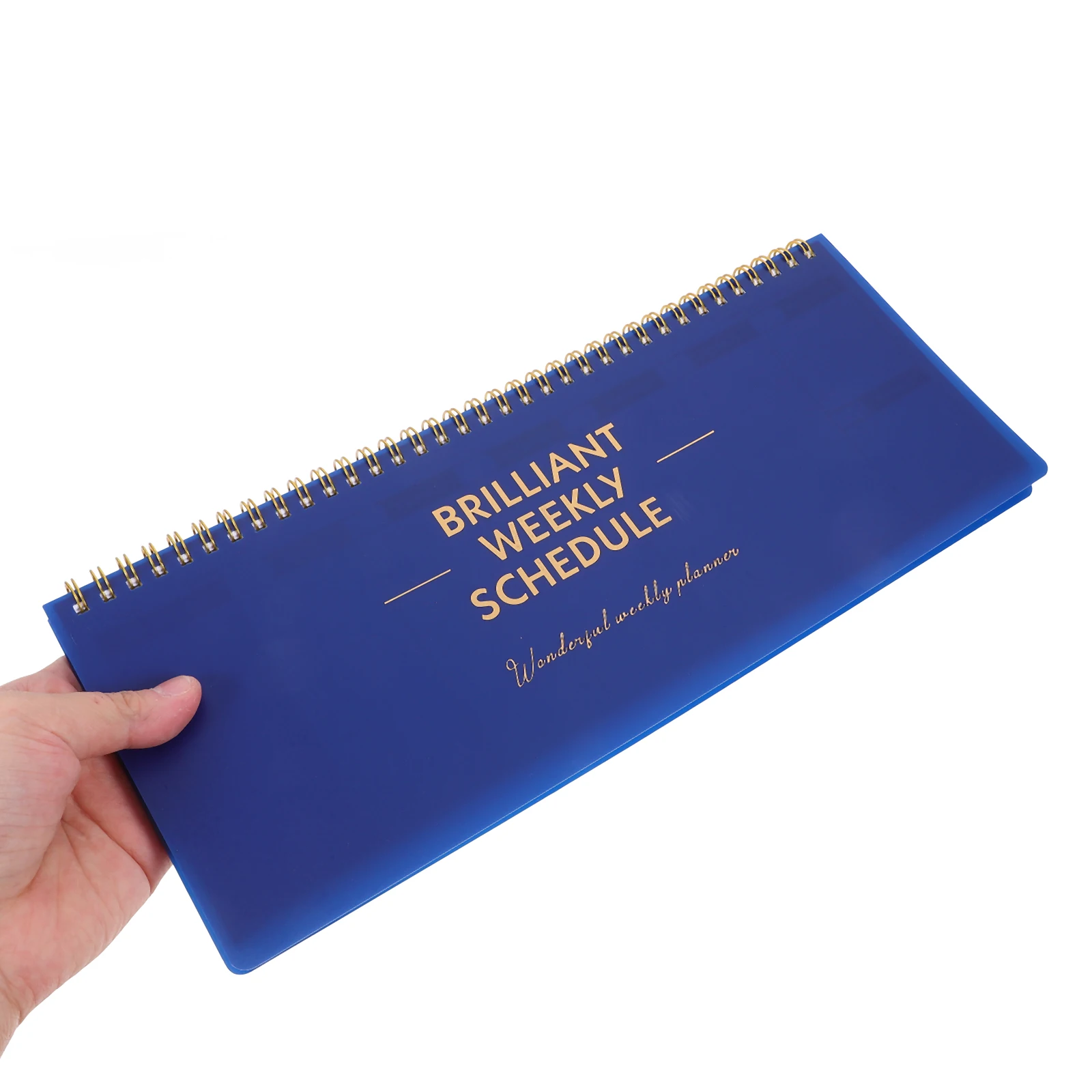 Weekly Plan Note Notepad Desktop Planner Daily Schedule Notebook Efficient Study Blank Table Horizontal Layout Time Management