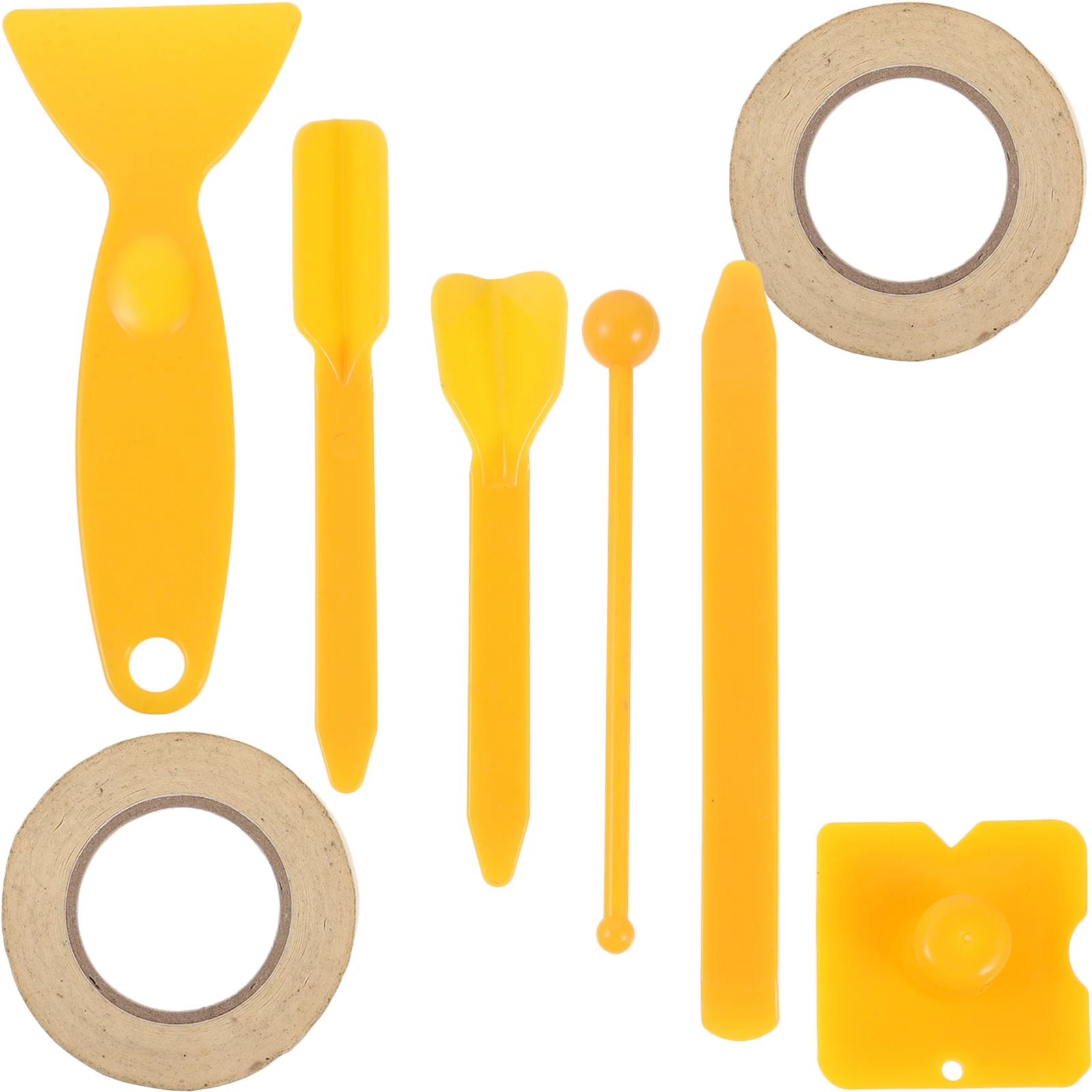 1 مجموعة أدوات السد التشطيب عدة البلاستيك السد مكشطة الشريط ل بلاط الجص الفجوات ختم الطابق الحمام المطبخ استخدام #5