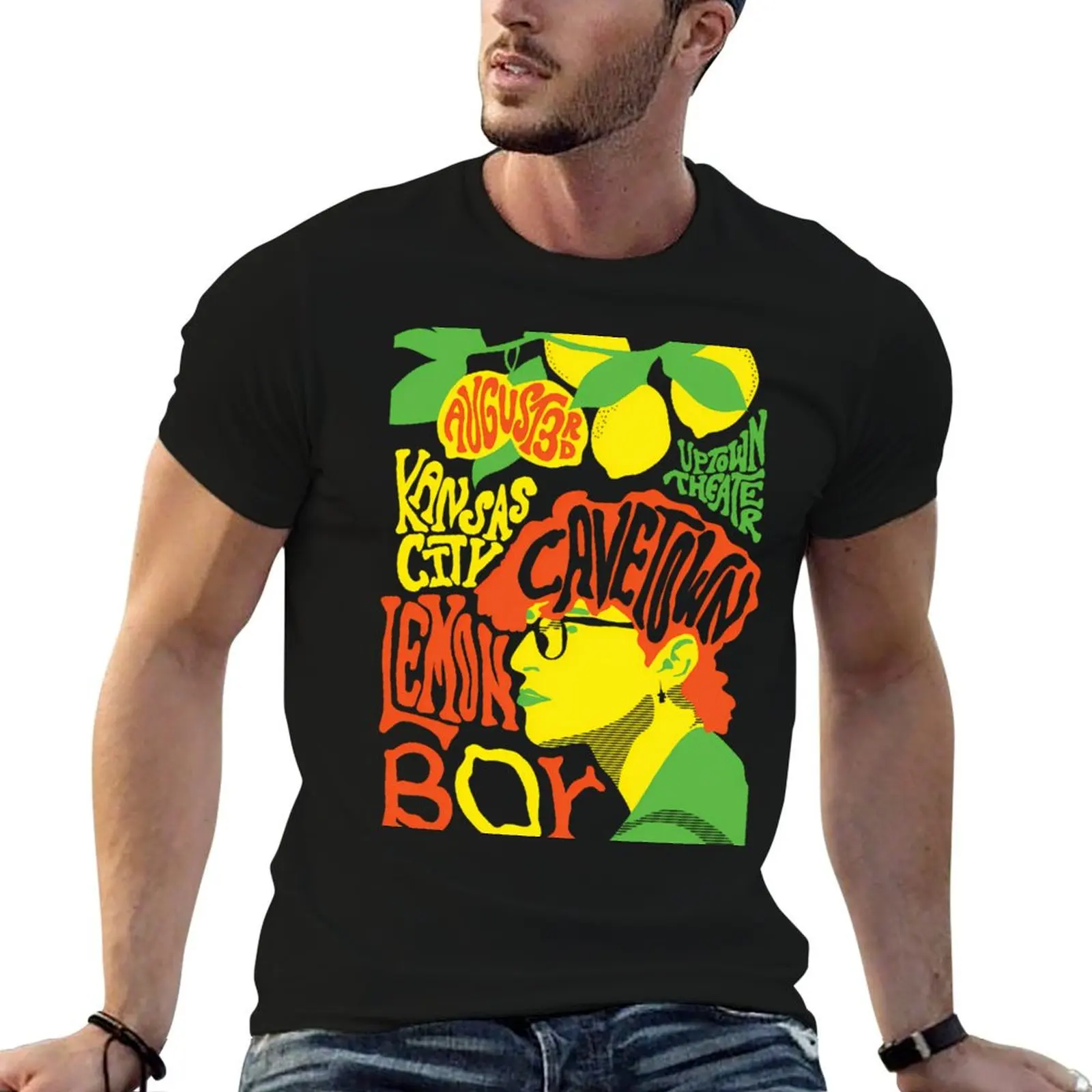 Cavetown Lemon Boy T-Shirt Sports Casual Short Sleeve Cotton Tee