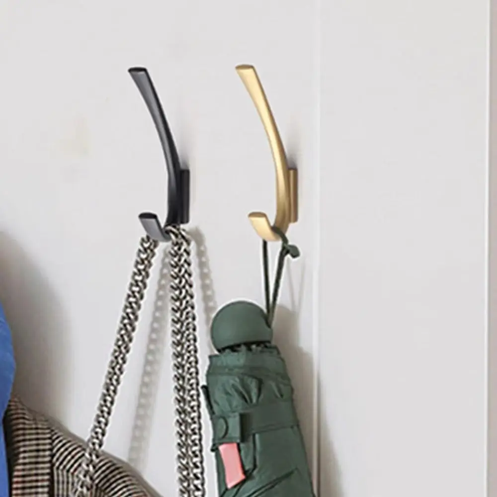 

Hanging Holder Modern Coat Hook Metal Entrance Hat Hook Simple Wardrobe Wall Mounted Hanging Hats Hanging