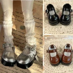 Fashion 1/6 BJD Shoes Casual Round Toe Leather Shoes 30cm Doll Shoes Accessories ( for 4 Cm Feet )
