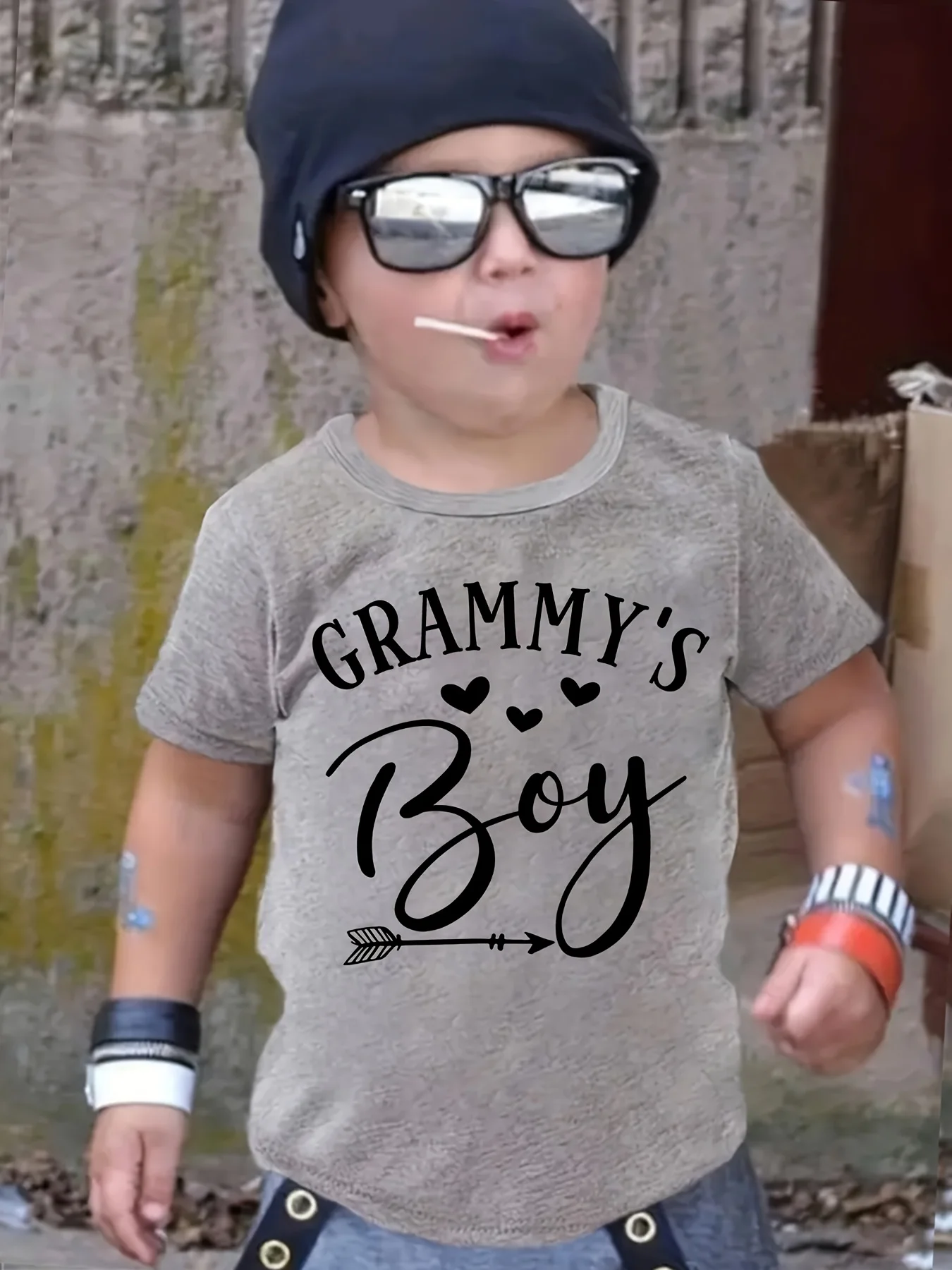 Kids Casual Crew Neck Tee, Soft Comfortable Short‑Sleeve T‑Shirt Suitable For Going Out