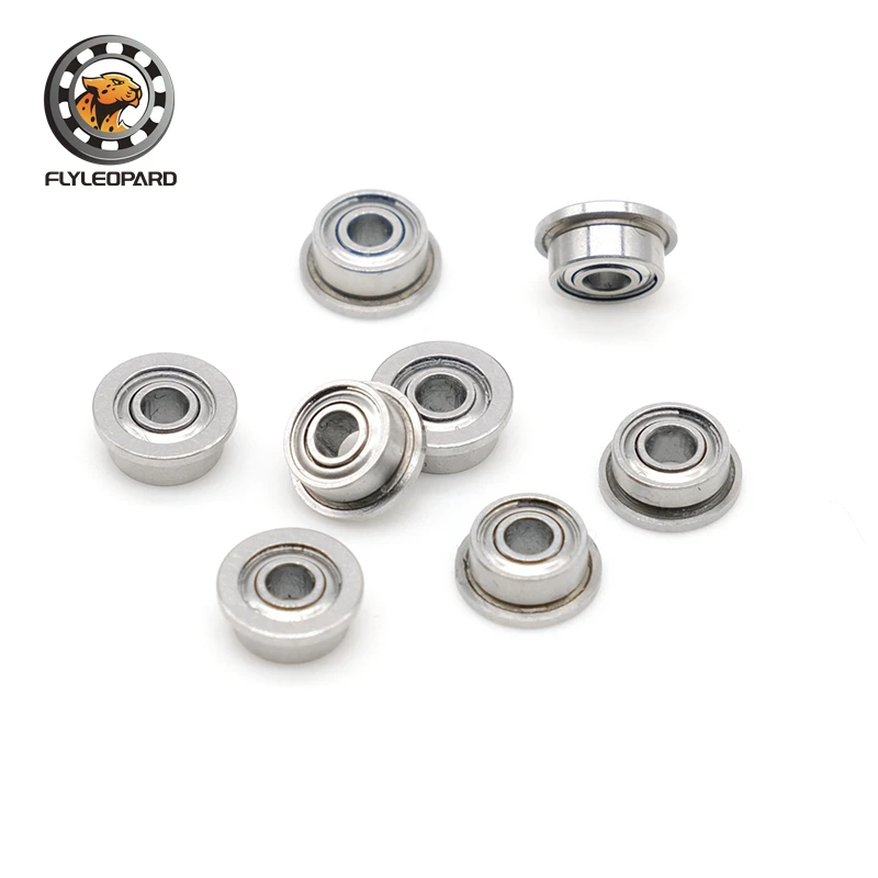 

2pcs F682ZZ 2x5x2.3 Flange Ball Bearing Thin Wall Metal Shielded Flanged Bearings