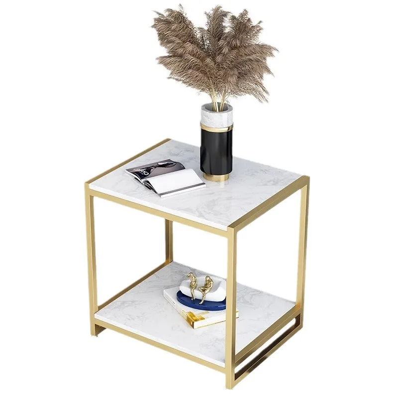 

Nordic marble light luxury living room sofa coffee table simple modern bedside bedroom