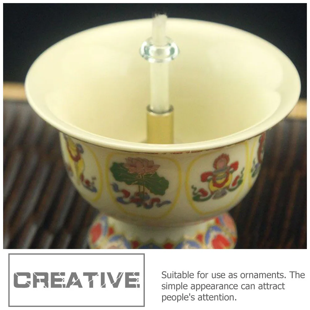 

6pcs Lamp Wick Stand Wick Holder For Oil Lamp Accessories Temple Buddhist Supplies Home Decor Decoration Gift