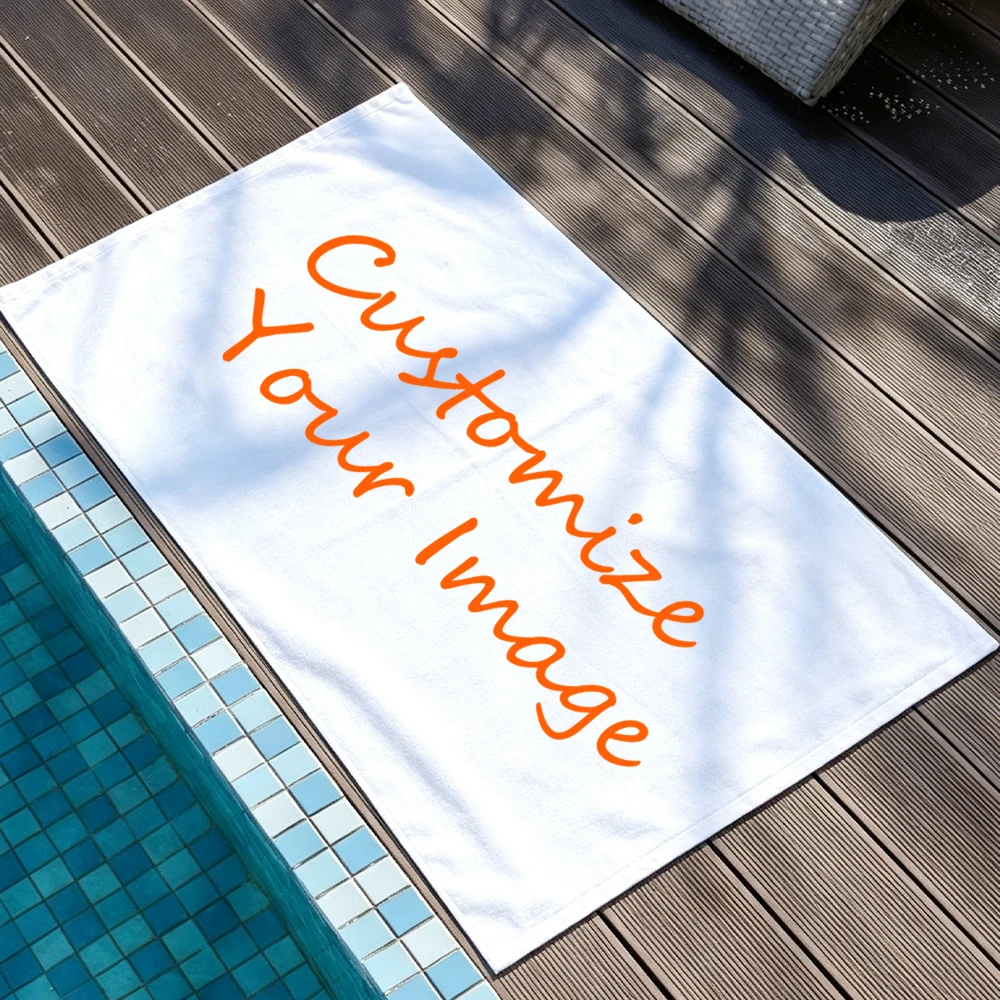 Customizable Beach Towels With Photos And Logos Perfect For Outdoor Swimming Gifts