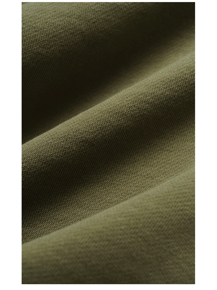 

Loose Fit Pure Cotton Elastic Waist Casual Pants for Dads And andpas Spring Faion Urban Sle Straight Leg Trousers