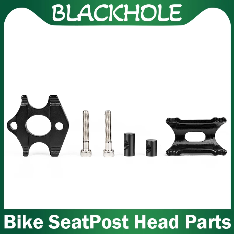 Bike Seat Post Head Parts Aluminum Alloy Bicycle Seat Post Repair Accessories Suitable For 7*7mm Round Bow Bike Saddle Adapter