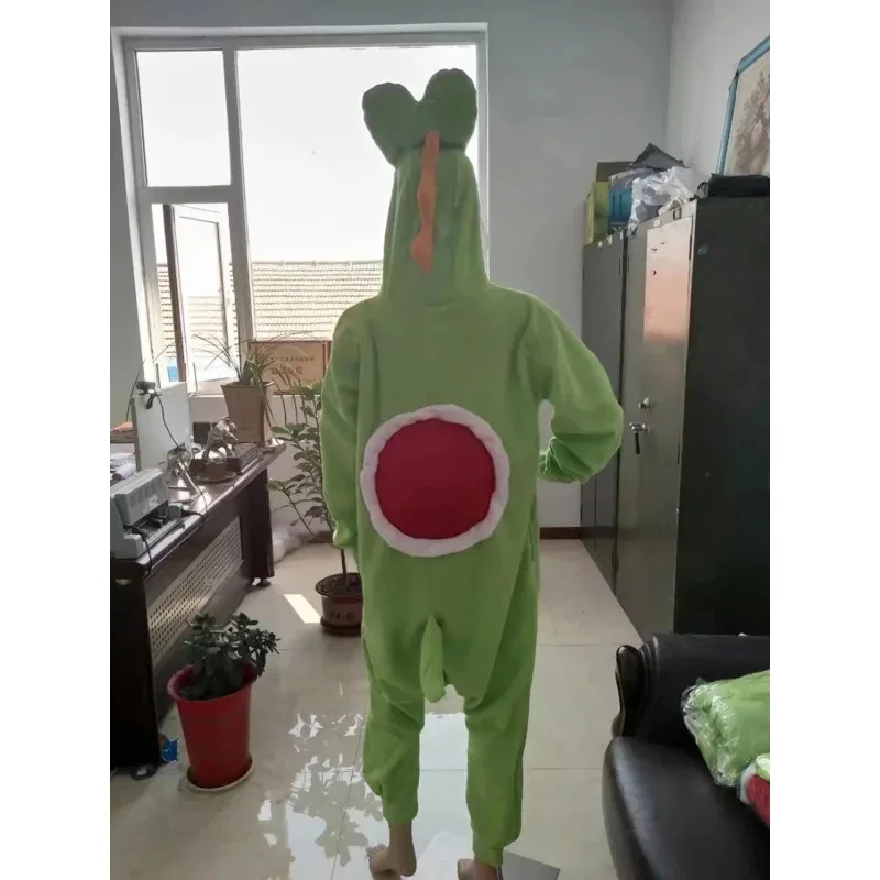 Adult Yoshi Onesies Pajamas Cartoon Pyjama Kigurumi Cosplay Costumes Sleepsuit Animal Sleepwear Male Pajamas