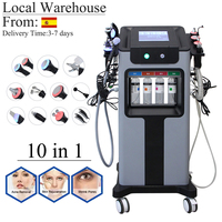 10 in 1 Water Oxygen Hydro Machine Face Lifting Deep Cleaning Dermabrasion Aqua Peeling Machine Skin Rejuvenation Small Bubble