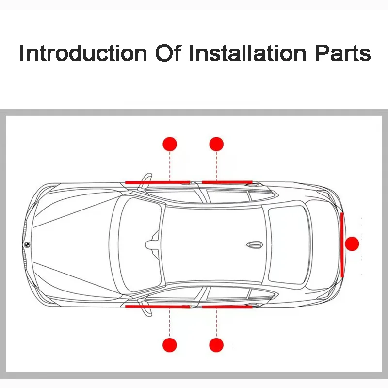 4PCS Car Protective Sill Sticker Auto Decoration Accessories For BMW 1 3 5 7 Series F10 F20 F30 F16 F07 F25 F31 F40 E46 E60 E90