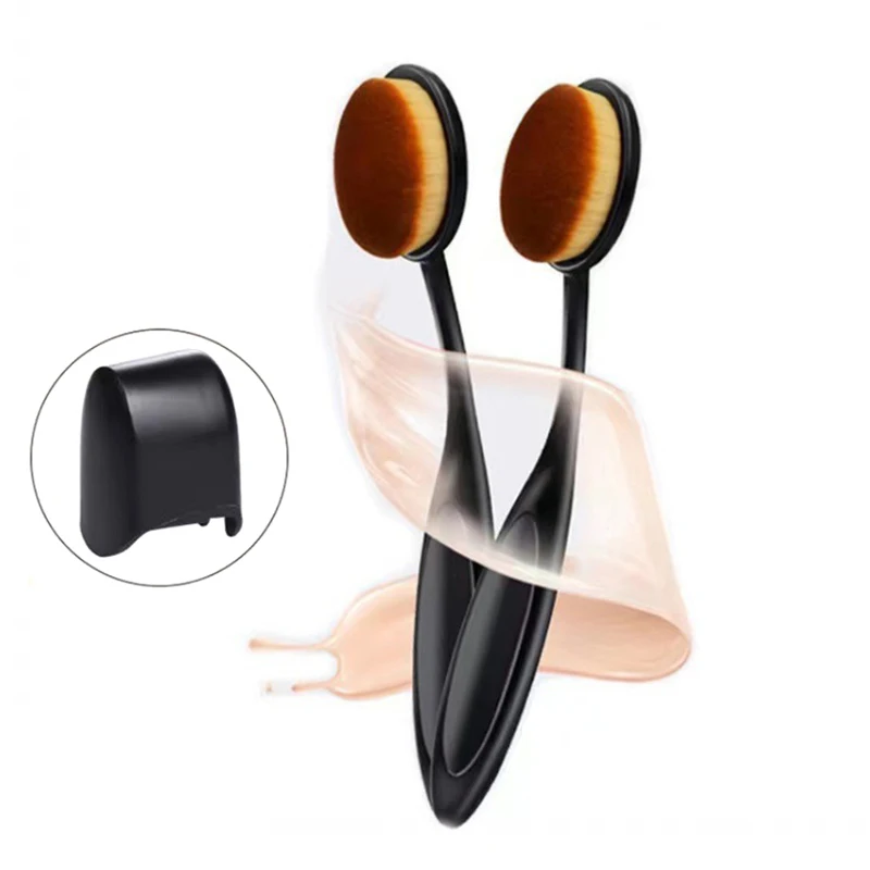 1PCS Toothbrush-shaped Makeup Brush Kabuki Liquid Foundation Makeup Brush Set Female Soft Multifunctional Brush