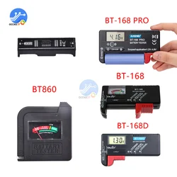 BT-168 AA/AAA/C/D/9V/1.5V Batteries Universal Button Cell Battery Colour Coded Meter Indicate Volt Tester Checker BT-168 PRO