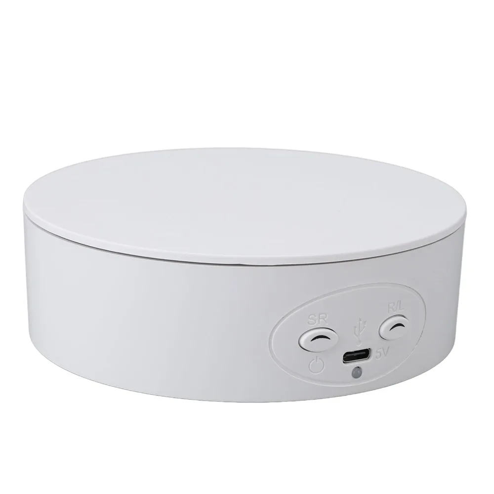 

Turntable Stand 5 Inch Rotating Display Stand 360 Rotation Electric Turntable Display Turntable Store Display