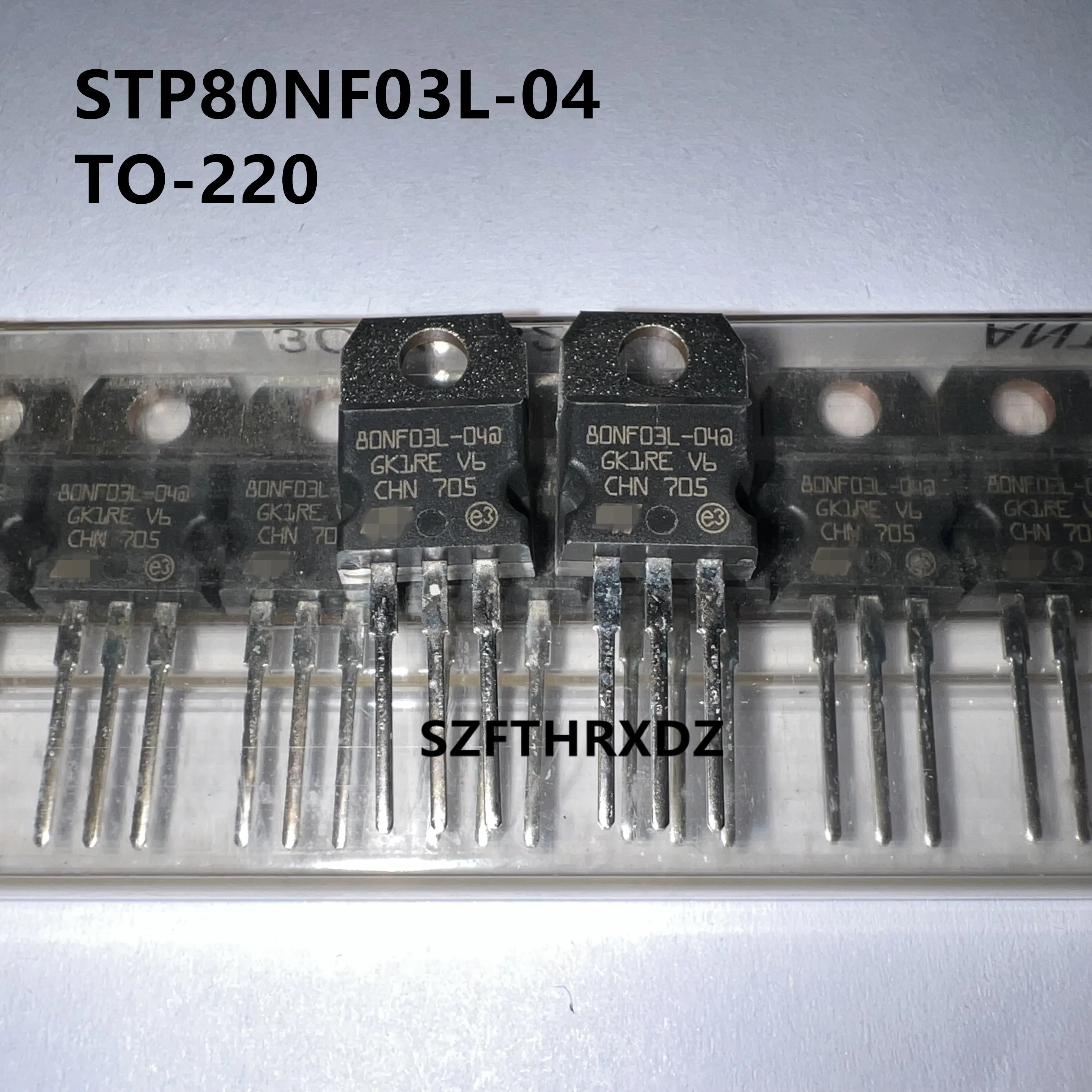 10pcs  100%  New Imported Original 80NF03L STP80NF03L STP80NF03L-04 TO-220 MOS Transistor