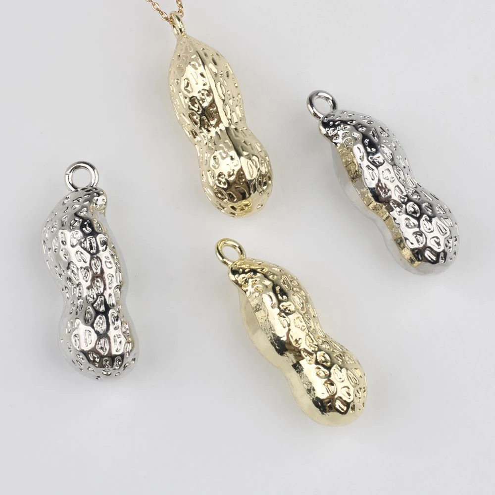 

6 шт., модный милый кулон в форме арахиса, сделай сам, аксессуары для изготовления ювелирных изделий ручной работы, серьги, ожерелье, браслет, орнамент, подарки для рукоделия