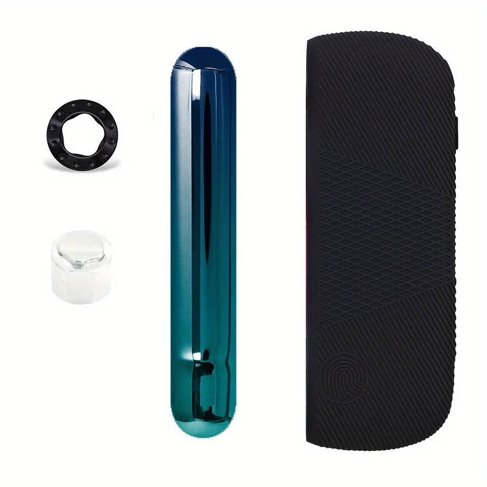 JINXINGCHENG 13 Colors Cap Ring + Side Cover + Case for IQOS ILUMA Skin Silicon Case Decoration Accessories Replaceable Cover