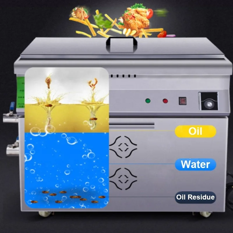 Smokeless Oil-Water Separation Industrial Electric Fryer