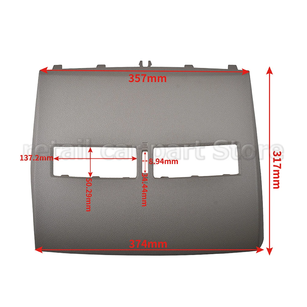 New Car Finisher-Instrument Panel Cover For Nissan Tiida C11 2005-2011 Automobile Front Mounts Half Air Conditioner Vent Outlet