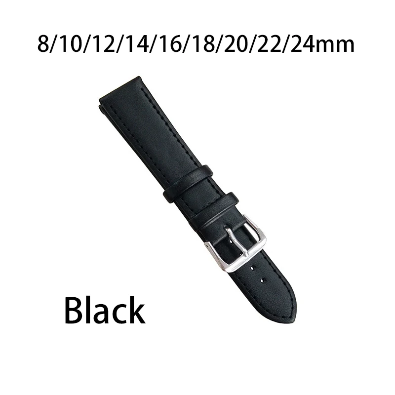 Quick Release Leather Watchbands 18mm 20mm 22mm 24mm Casual Belt Smart Watch Strap Soft Matte Bracelet Wrist Watch Band