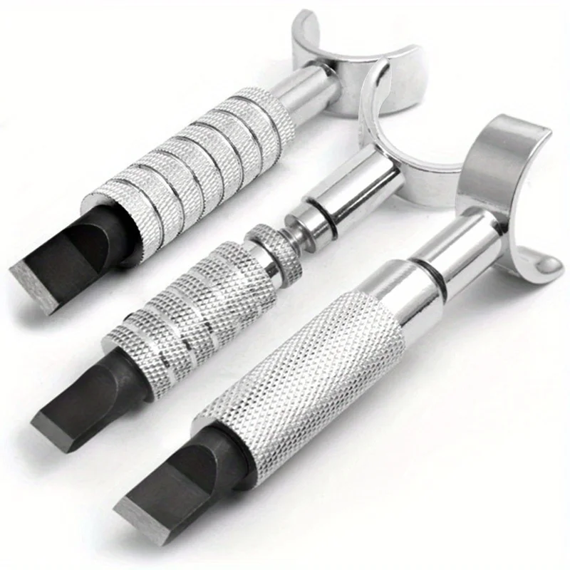 1Pc Adjustable Swivel Knife for Leather Carving Cutter with Standard Size Blades, Rotate Knife Leather Craftsman Tools