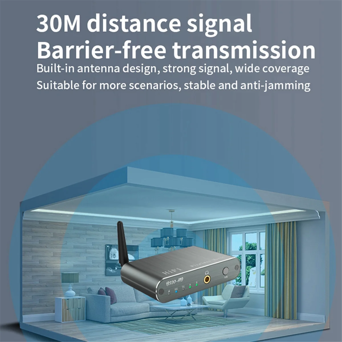

# 657E Bluetooth HIFI Беспроводной приемник-передатчик One Tow Два динамика (АБС + пластик)