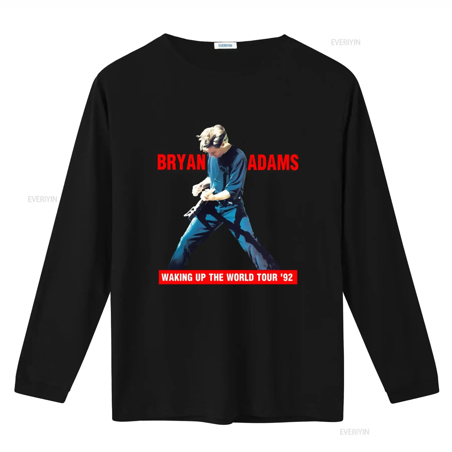 Vintage Bryan Adams 90s Waking up the World Tour Band T Shirt Rock Music Fan  vintage Washed fashion designer clothes