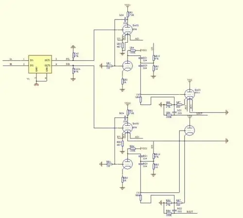 لوحة مضخم أنبوب HiFi M7 قاعدة ثنائي الفينيل متعدد الكلور على دائرة Marantz 7 Preamp