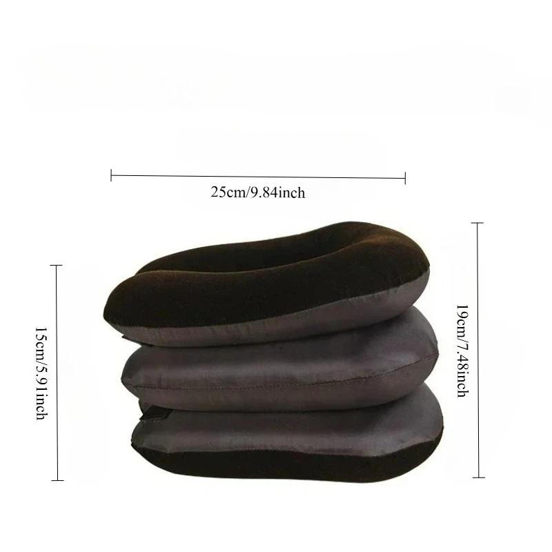 Traction cervicale gonflable d'air d'étirement de cou, soulagement de la tension musculaire du cou facile à réaliser, adapté à un usage domestique, cadeau de noël