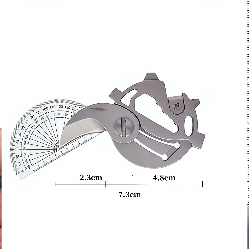 Multi Functional EDC Outdoor Combination Tool Camping Portable Wrench Folding Portable Defense Coin Knif E