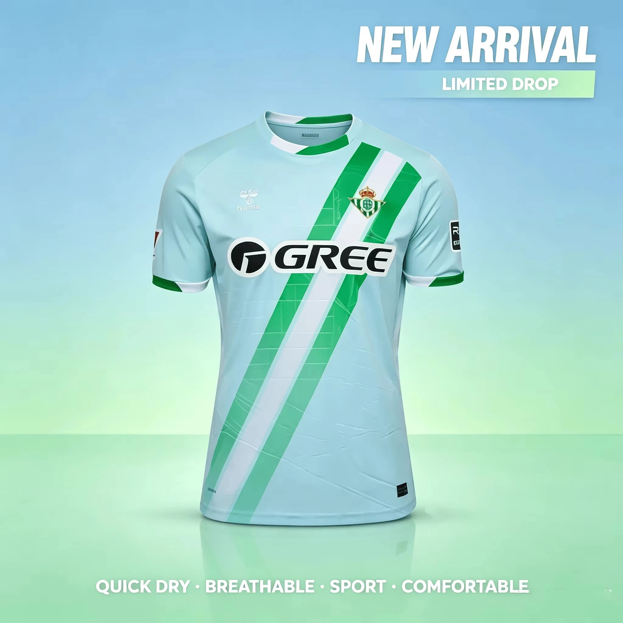 2026 Summer New La Liga League Team Uniform Sports Shirt Sweat Absorbing Shirt Sports Jacket Beach T-Shirt Beach Wading Set