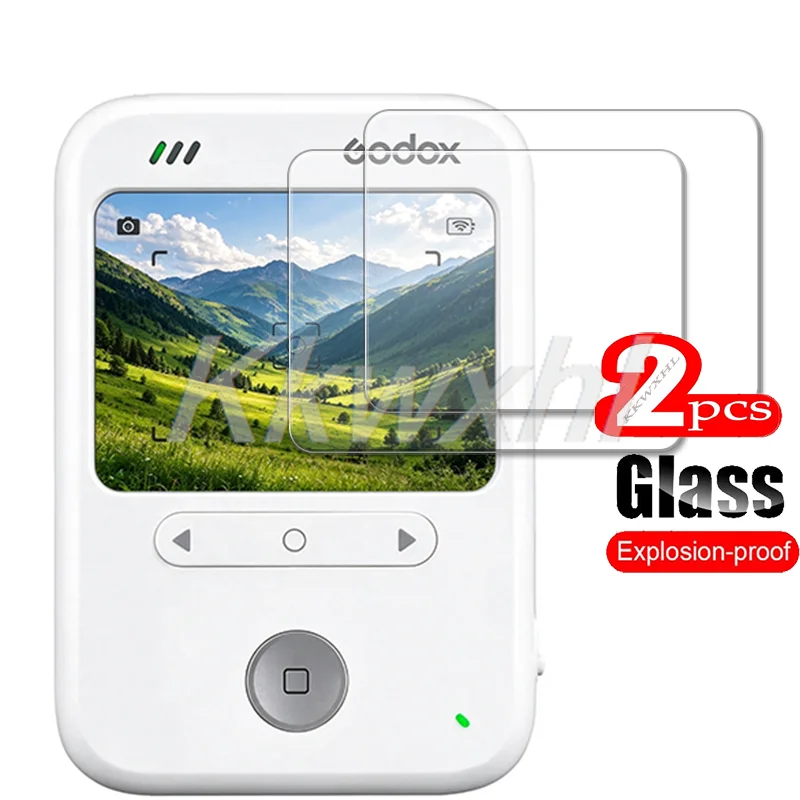1/2PCS 9H HD FOR Godox C100 Retro Camera CCD Transparent Viewfinder Screen Protector Tempered Glass Cover ON GodoxC100 Film