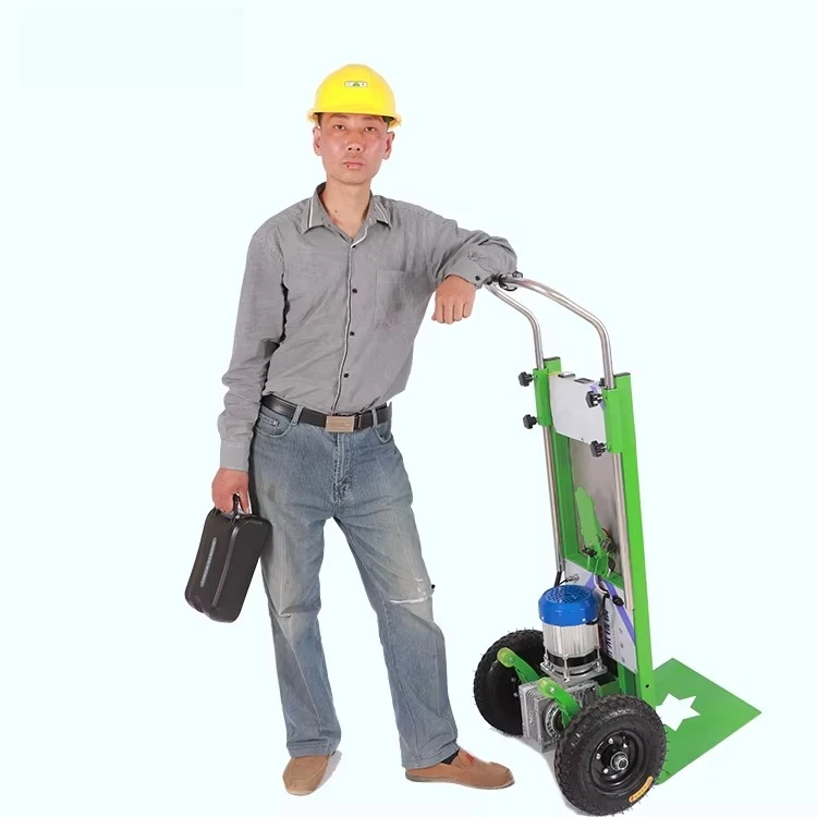 Hydraulic stair climbing parts trolley