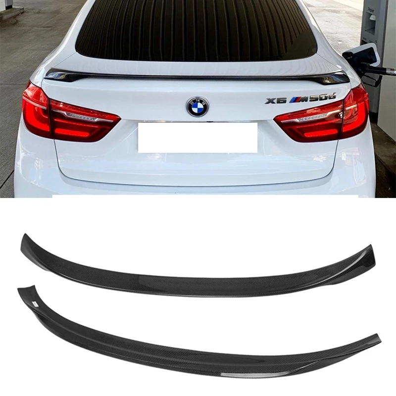 

FOR BMW X6 F16&X6M F86 MP Style Carbon fiber Rear Spoiler Trunk wing 2014 2015 2016 2017 2018 2019 FRP Forged carbon