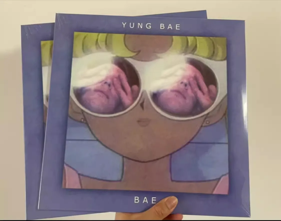 

City Pop Vaporwave Dallas Cotton YUNG BAE Music Vinyl LP Bae Album Music Record Cosplay Long Playing Record Phonograph Turntable