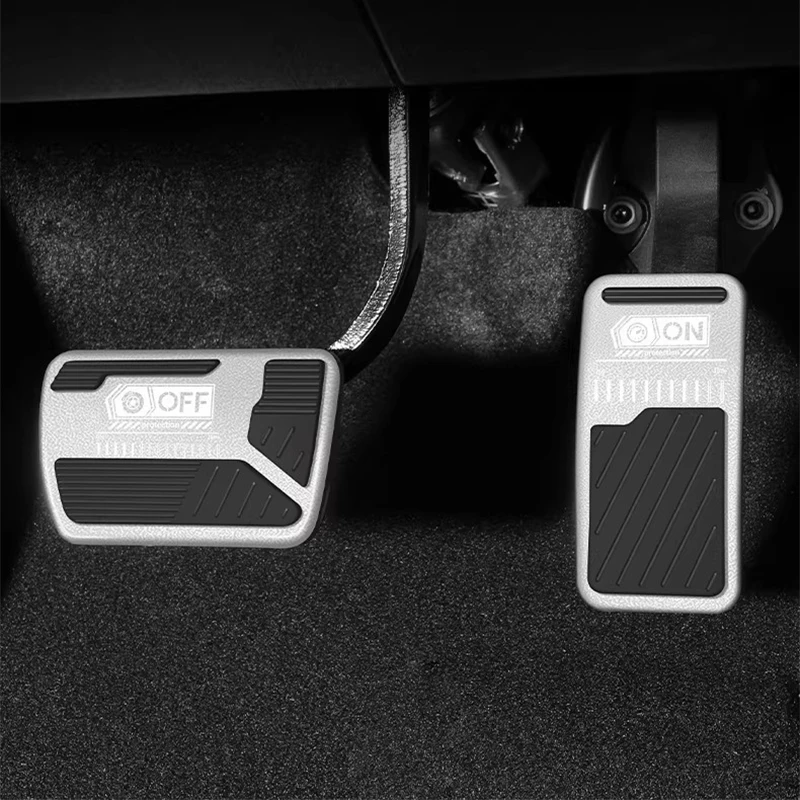 For Geely Cityray 2024 2025 2026 Accelerator brake pedal Decorative stickers frame Cover Anti skid pedal Car Accessories Parts