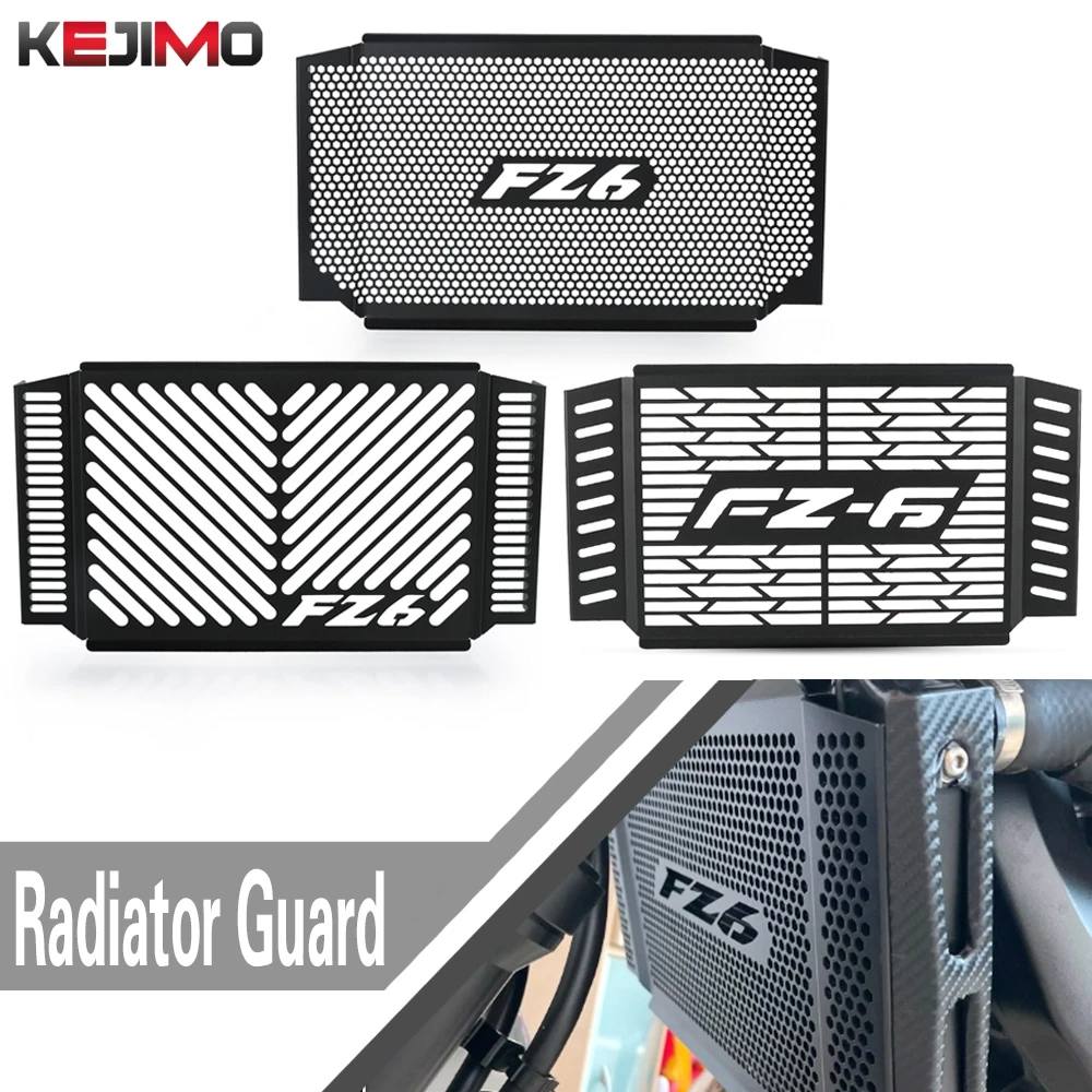 

FZ6 Fazer N/S/S2 FZ 6 2004 2005 2006 Motorcycle Radiator Protection Grille Guard Protector Cover for Yamaha FZ6 Fazer 2007- 2010