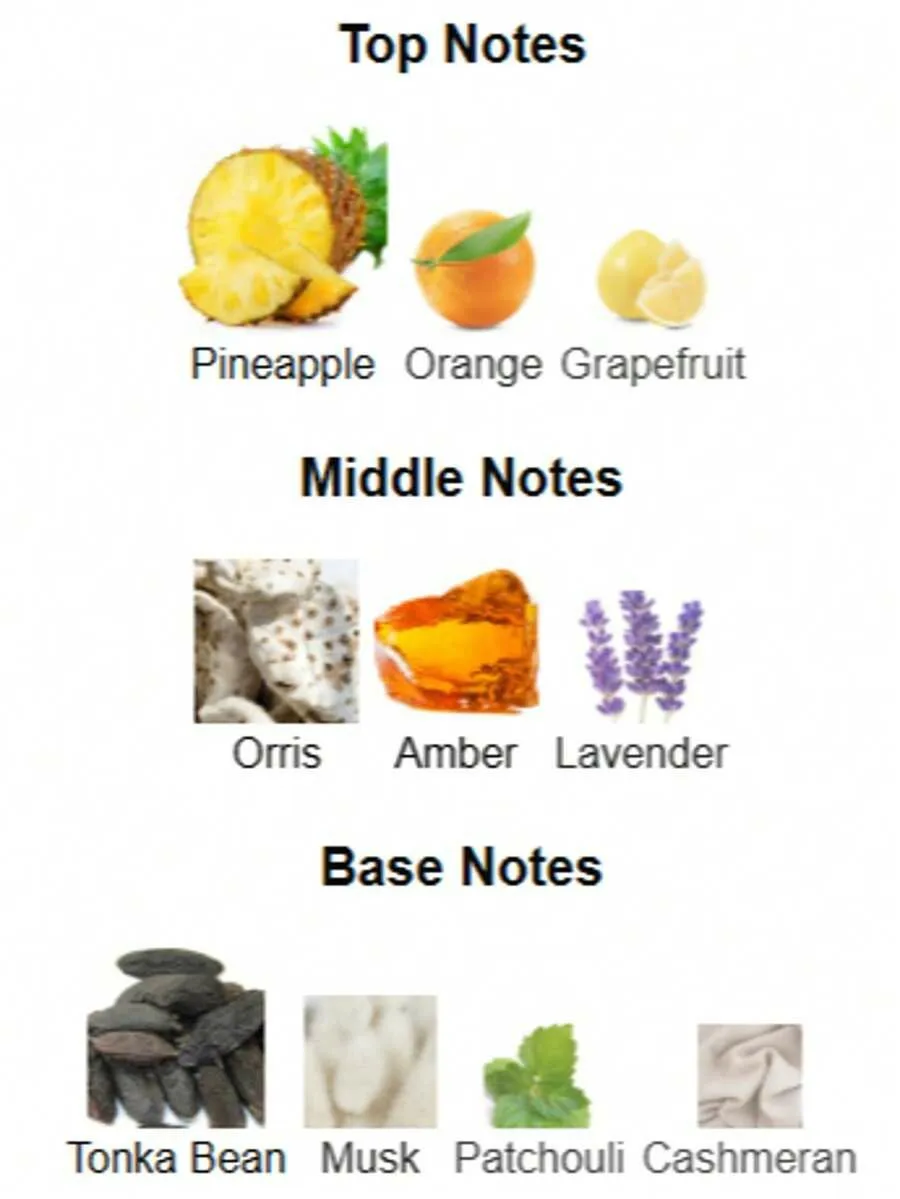 RASASl Hawas Malibu Tropical Eau De Parfum Spray Untuk Pria, 3.4 Ons, Parfum dengan Aroma Segar Akuatik, Jeruk, dan Kayu, Tahan Lama