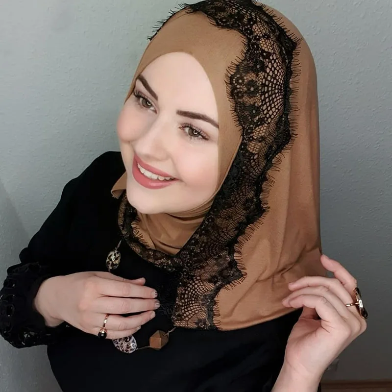 Islamic Chiffon Fashion Hijab Abaya Hijabs For Woman Abayas Jersey Scarf Muslim Dress Women Turbans Instant Turban Head Wrap