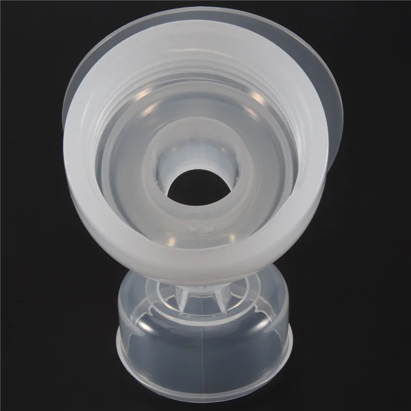 AS96-ملحقات مضخة الثدي الكهربائية زجاجة عيار واسع المحملة غطاء شفط الجسم غطاء مكبر الصوت