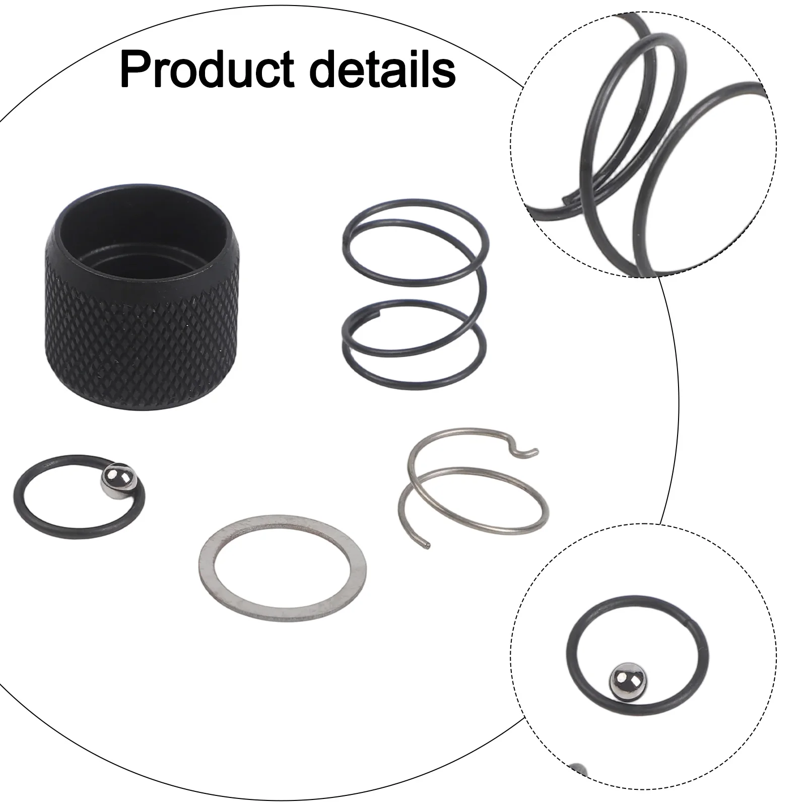 Bit Holder Chuck Repair Kit For DCF885 DCF885C2 DCF835M2 DCF836 Impacts Drivers Metal Sleeve Spring Ball Set