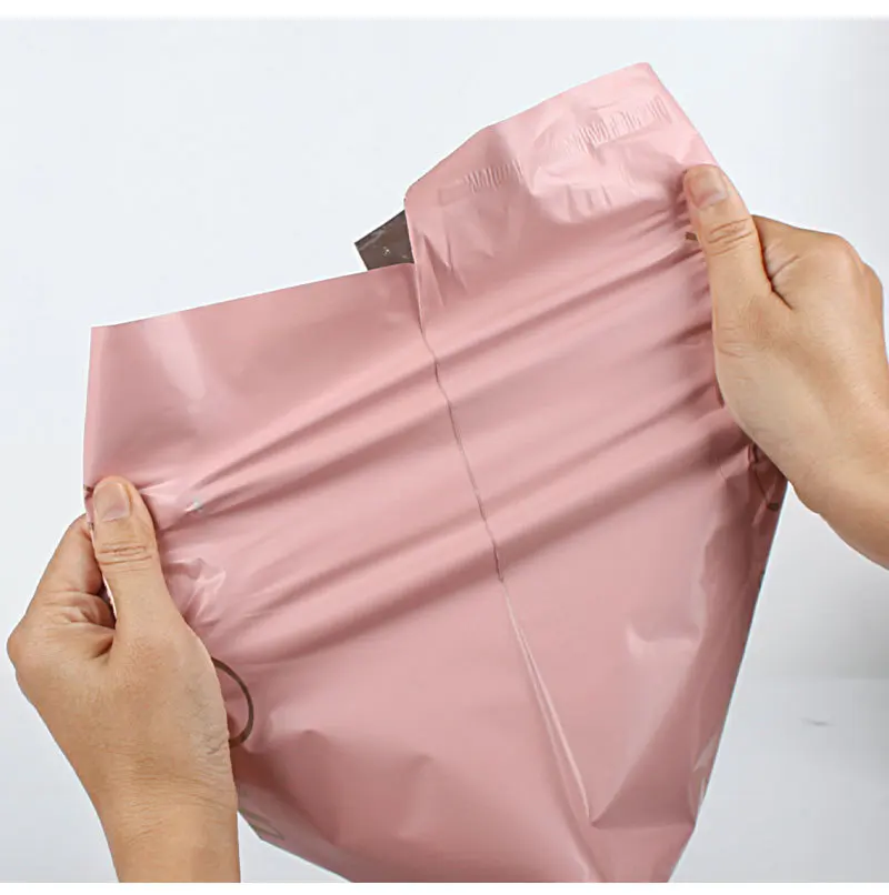 20pcs Pink Poly Express Mailing Pouch THANK YOU Clothing Opaque Courier Parcel Bag Party Envelope Logistics Storage Bags