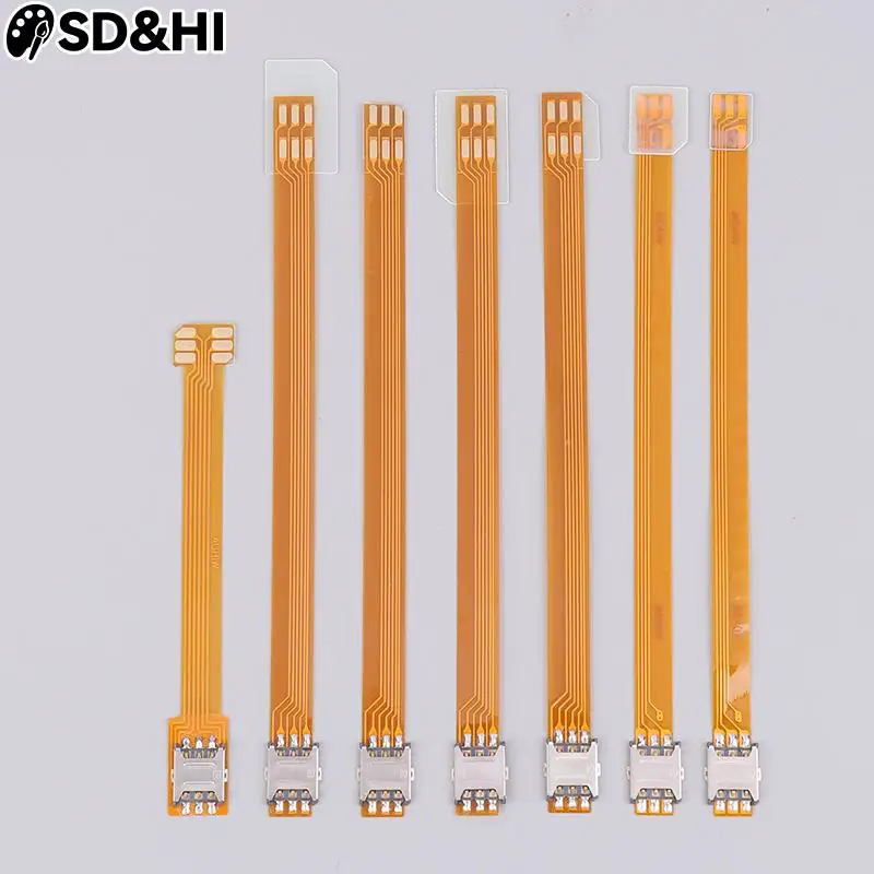 

Nano 4FF Sim Card Converter FPC Extension Cable To Nano 4FF Micro 3FF Standard 2FF Sim Usim Card Adapter Conversion Line